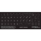 Axitech Notebook Keyboard Stickers Azerty France Black stickers-azerty-fr-black
